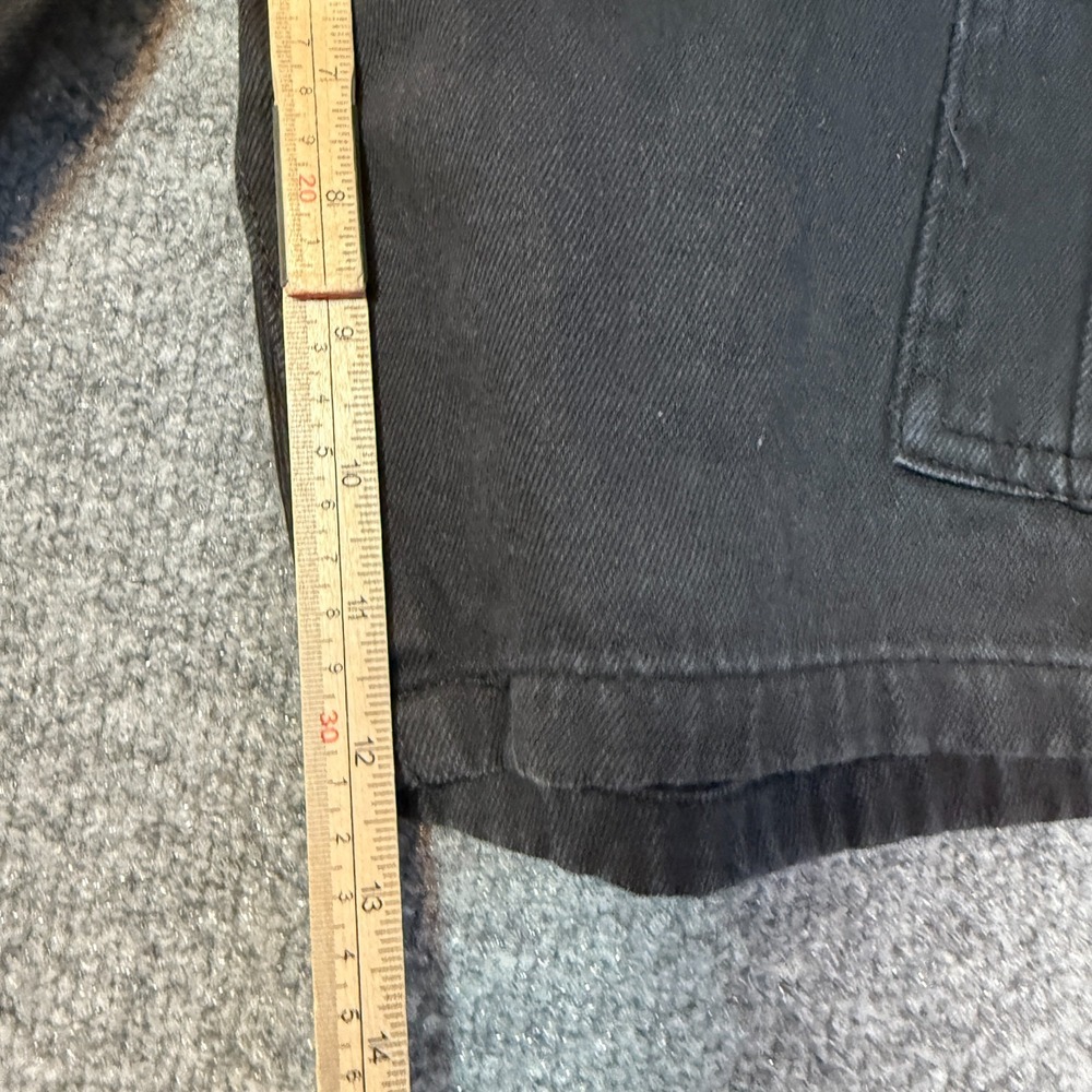 Steves Jeans Cargo Shorts Mens 30 Black Denim Jean Casual Relaxed Belt Loops - Picture 6 of 11